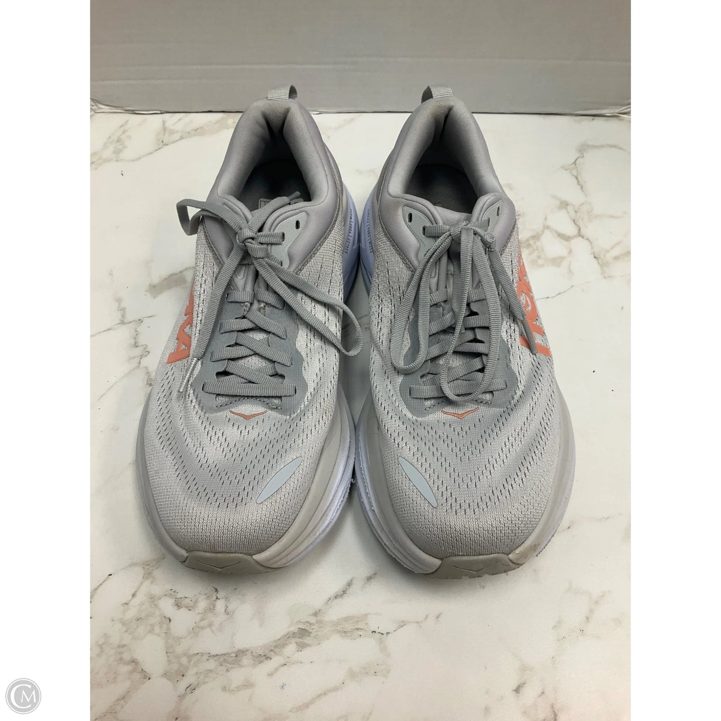 Shoes Sneakers By Hoka In Grey, Size: 9.5