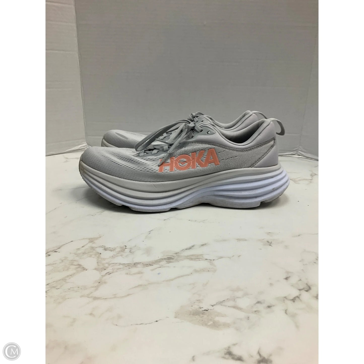 Shoes Sneakers By Hoka In Grey, Size: 9.5