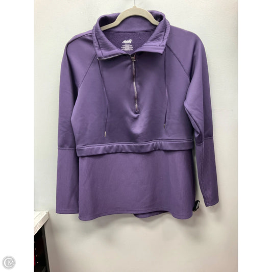 Athletic Jacket By Avia In Purple, Size: S