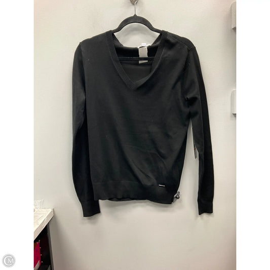 Sweater By Calvin Klein In Black, Size: S