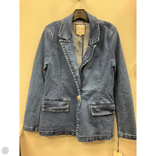 Jacket Denim By Bagatelle In Blue Denim, Size: M