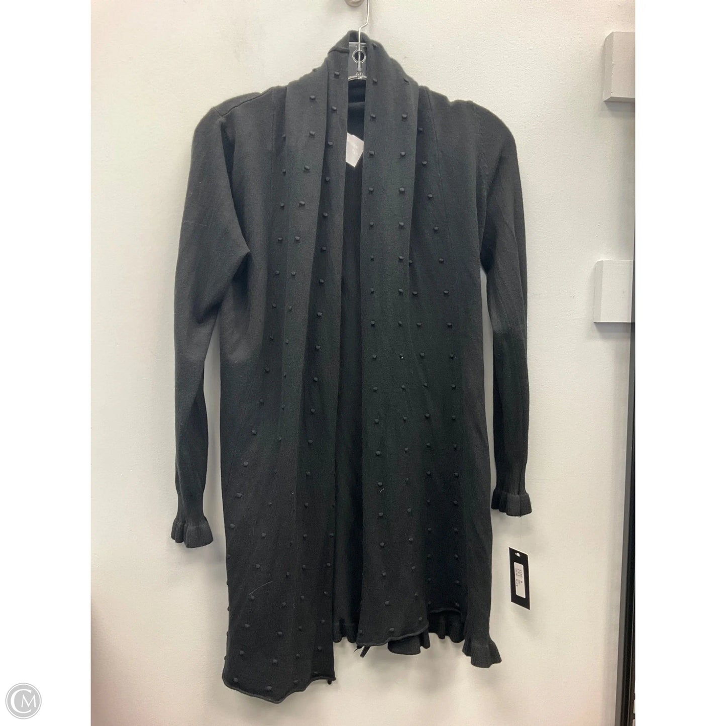 Sweater Cardigan By Lapis In Black, Size: M