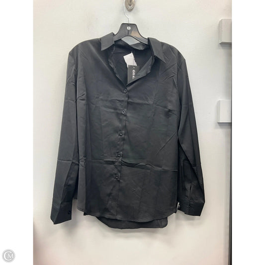 Top Long Sleeve By Clothes Mentor In Black, Size: M