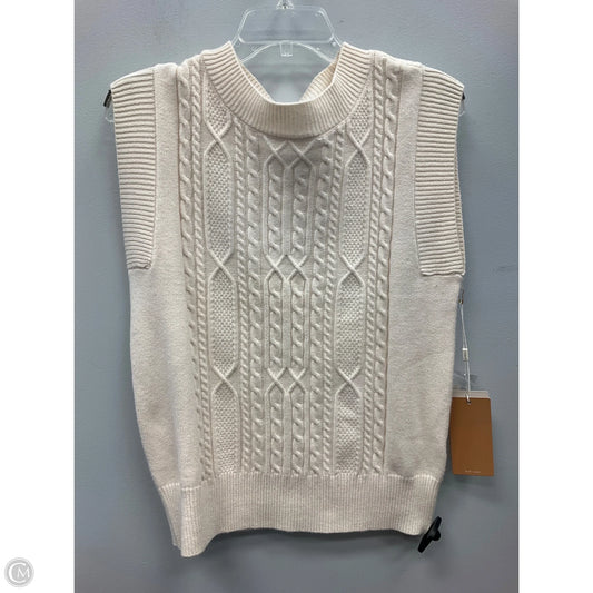 Vest Sweater By Cyrus In Cream, Size: S