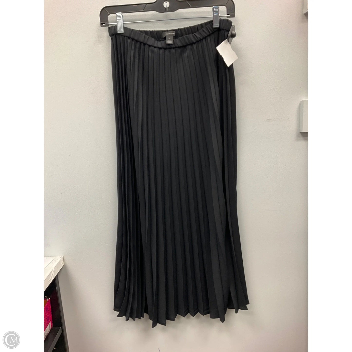 Skirt Maxi By Halogen In Black, Size: S
