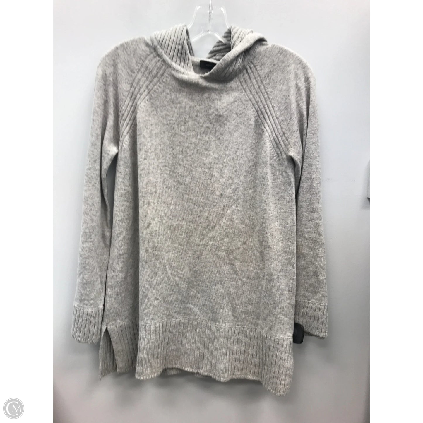 Sweater By Ann Taylor In Grey, Size: S
