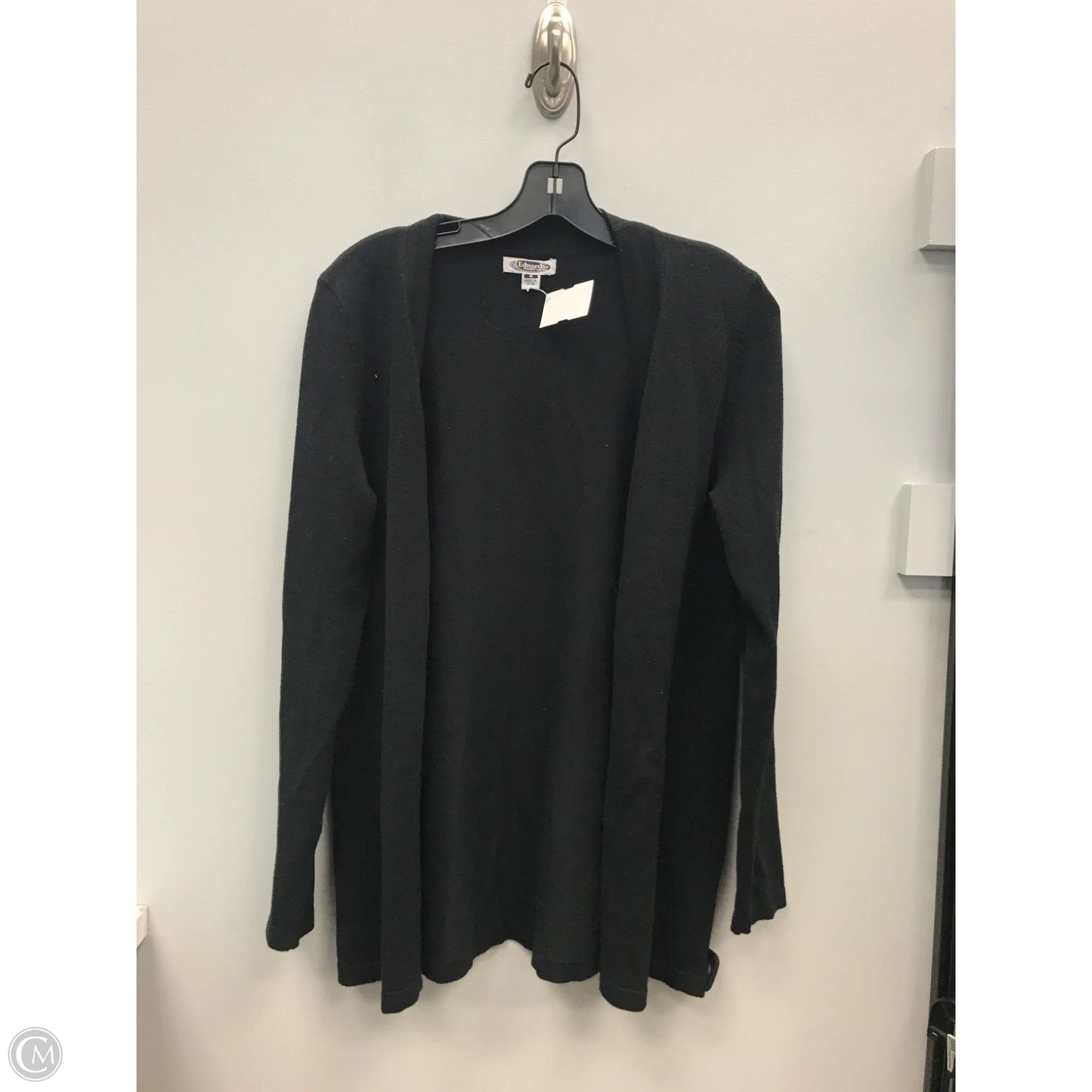 Sweater Cardigan By Clothes Mentor In Black, Size: S
