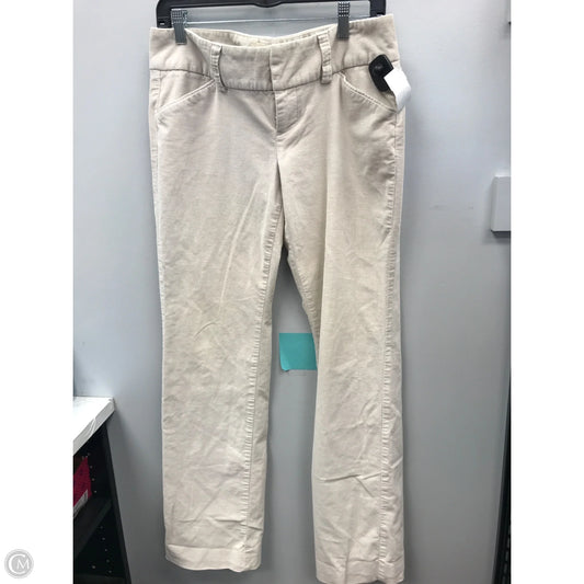 Pants Corduroy By London Jean In Cream, Size: 10l