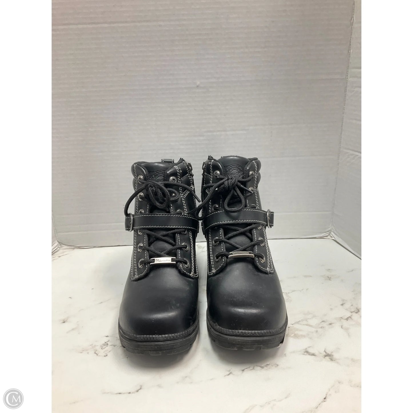 Boots Hiking By Clothes Mentor In Black, Size: 8