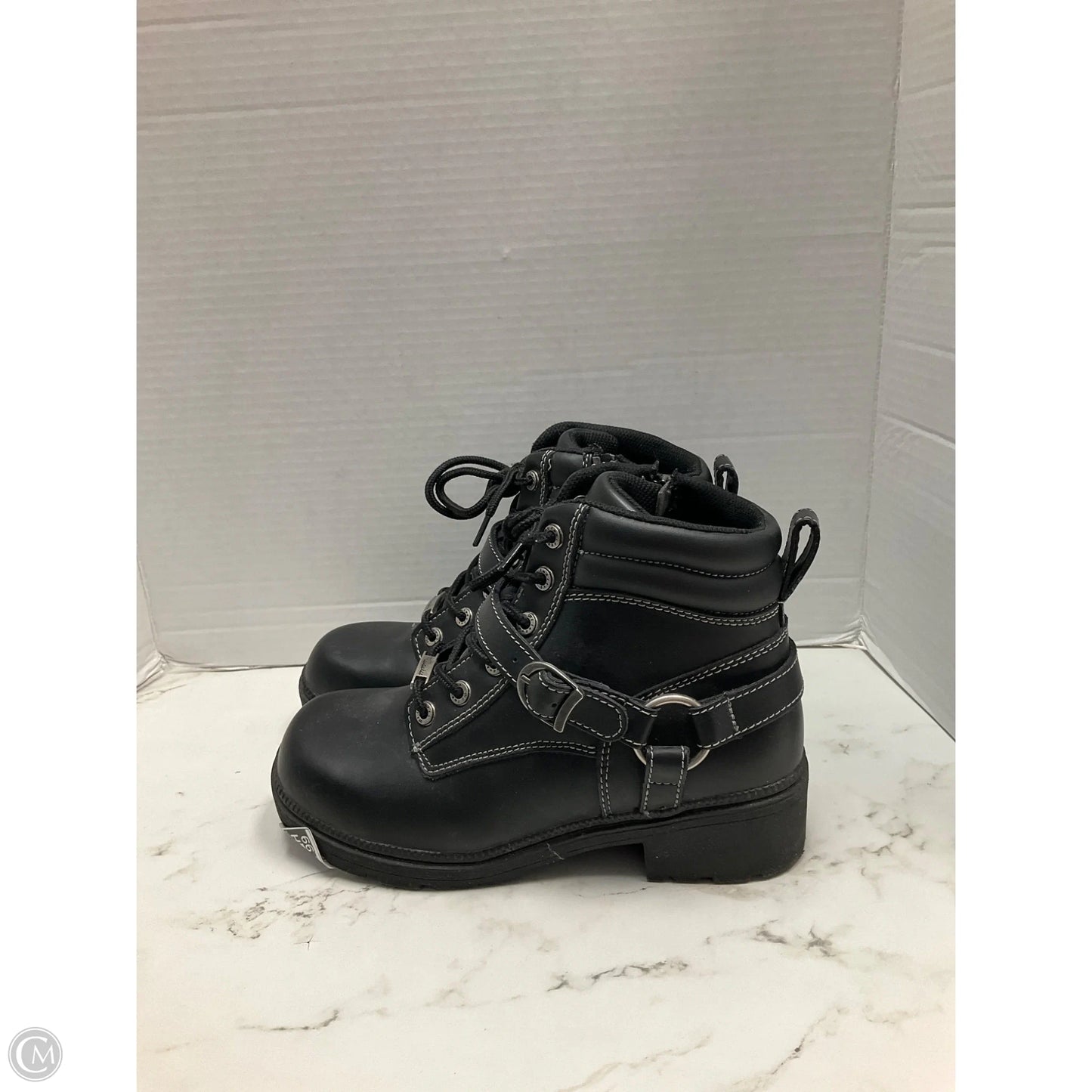 Boots Hiking By Clothes Mentor In Black, Size: 8