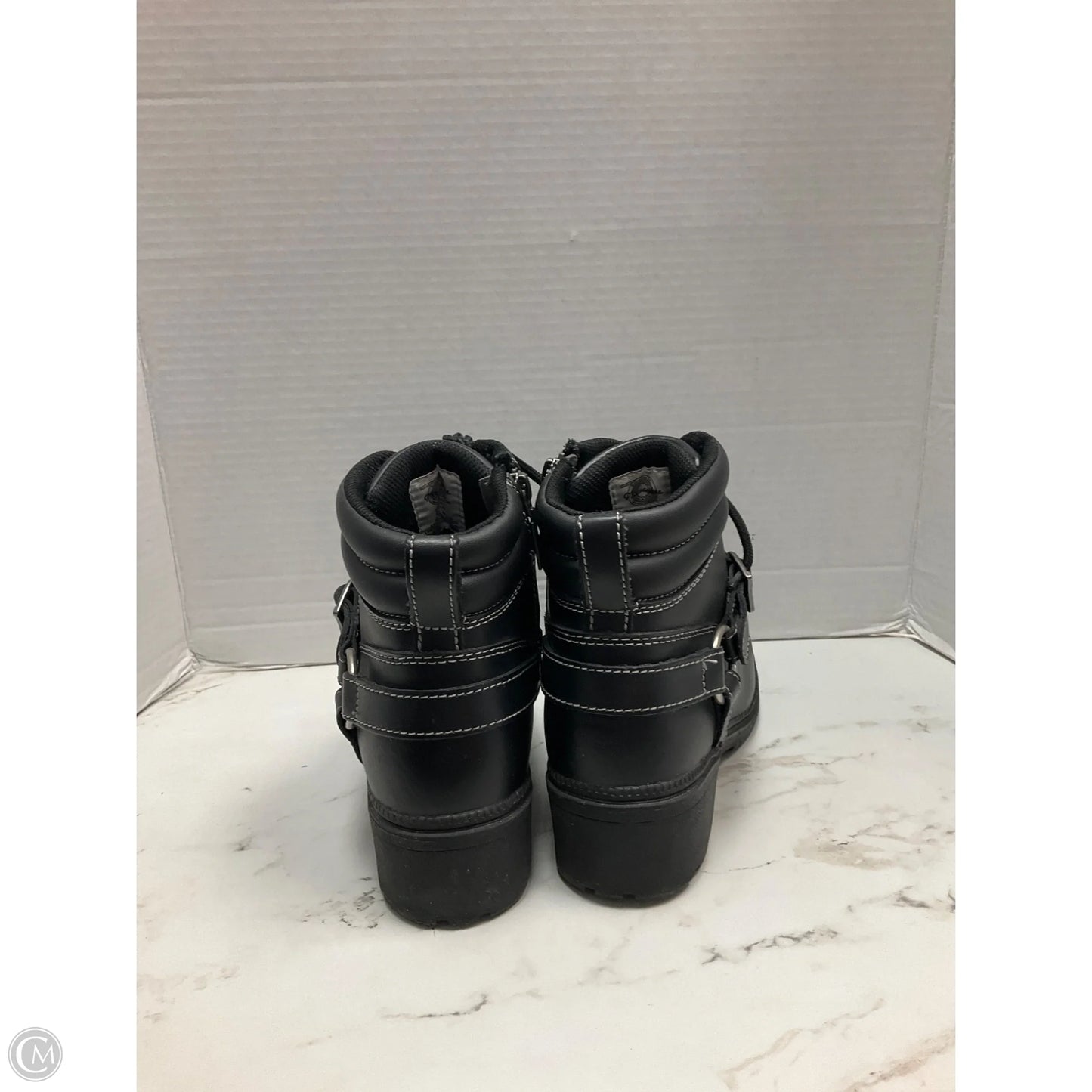 Boots Hiking By Clothes Mentor In Black, Size: 8