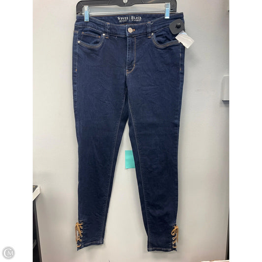 Jeans Skinny By White House Black Market In Blue Denim, Size: 4