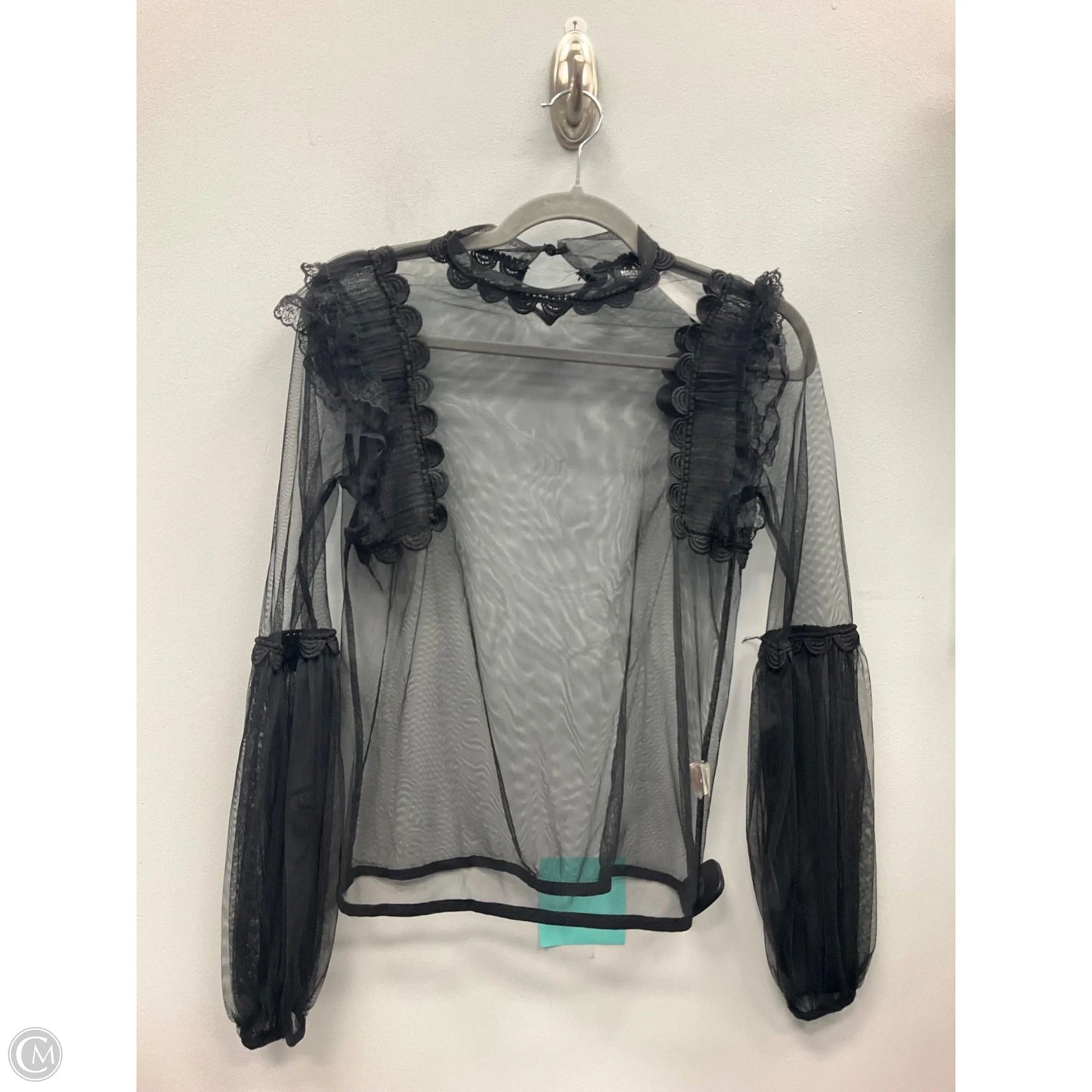 Top Long Sleeve By Nasty Gal In Black, Size: 4
