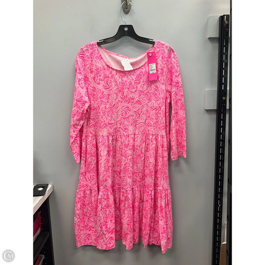 Dress Designer By Lilly Pulitzer In Pink, Size: L