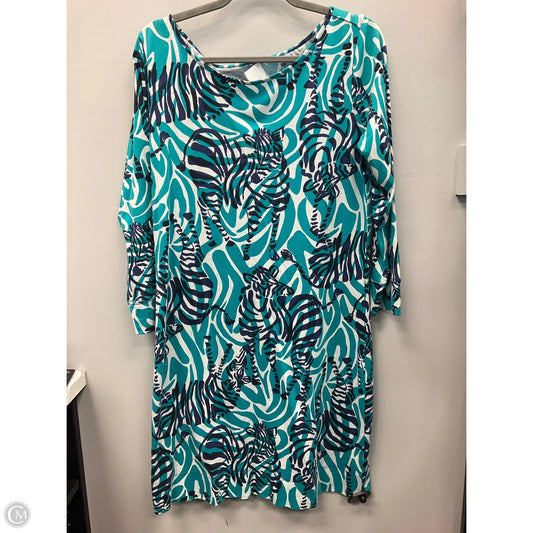 Dress Designer By Lilly Pulitzer In Zebra Print, Size: L