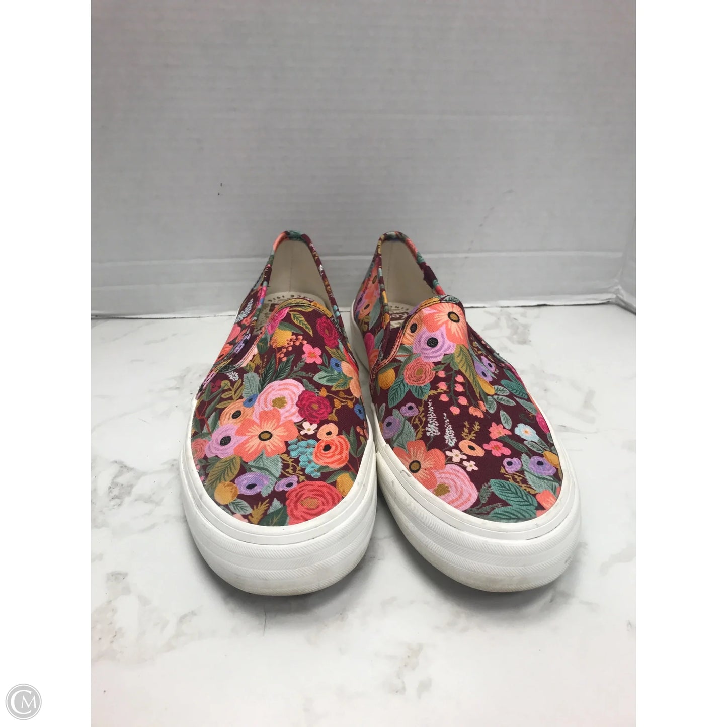 Shoes Heels Platform By Cmc In Floral Print, Size: 9