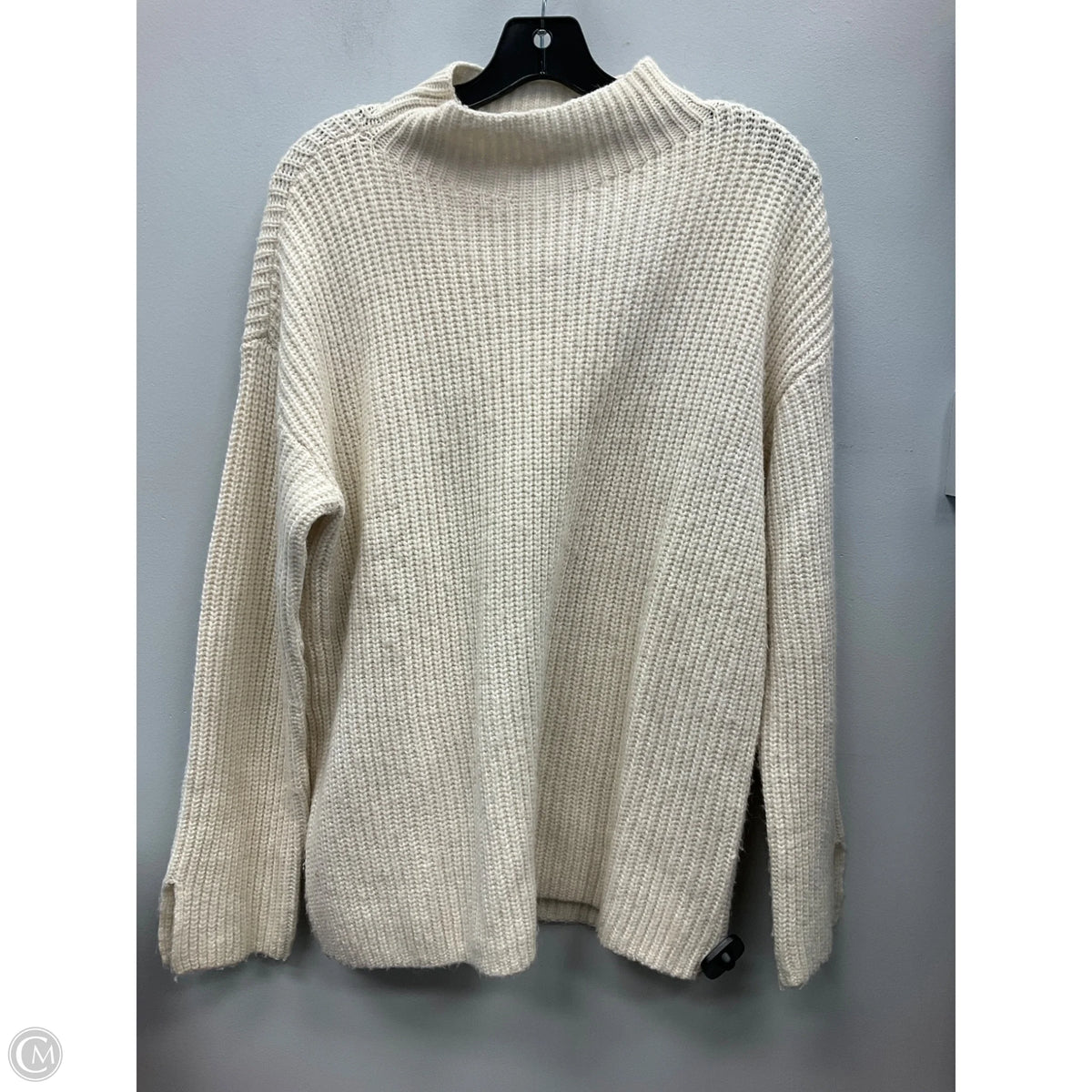 Sweater By Loft In Cream, Size: M