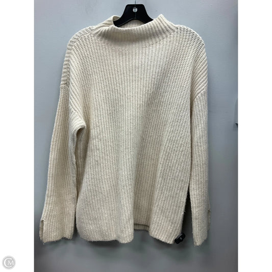 Sweater By Loft In Cream, Size: M
