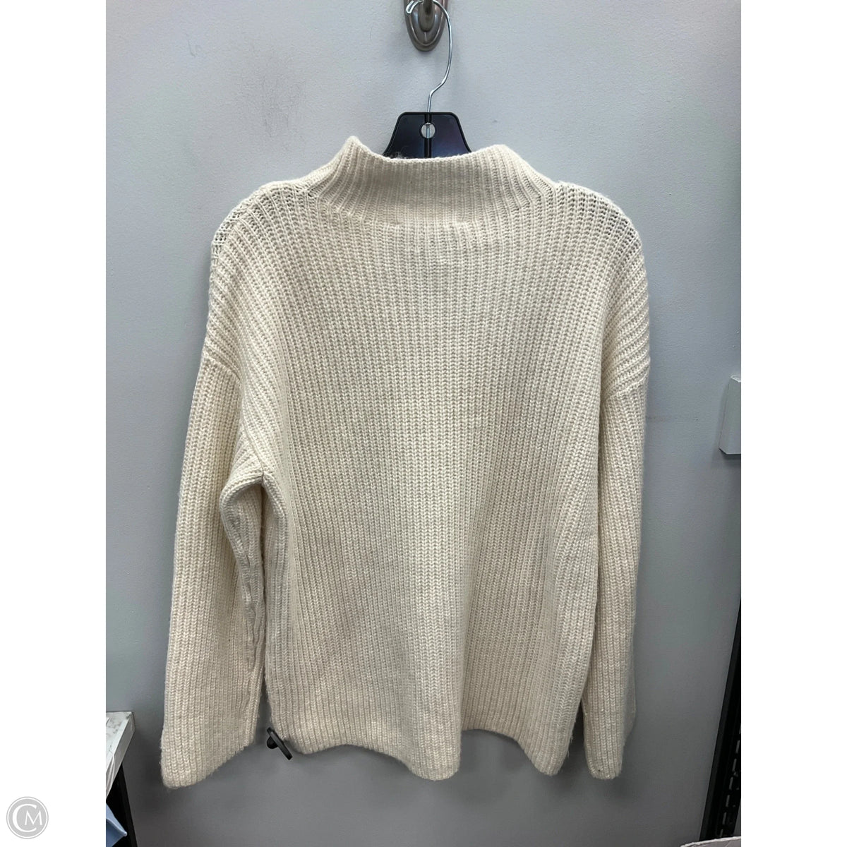 Sweater By Loft In Cream, Size: M