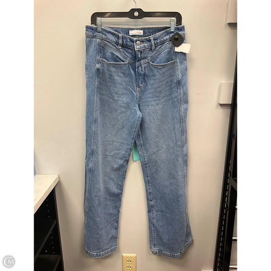 Jeans Wide Leg By Loft In Blue Denim, Size: 6