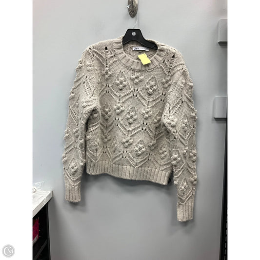 Sweater By Zara In Taupe, Size: M