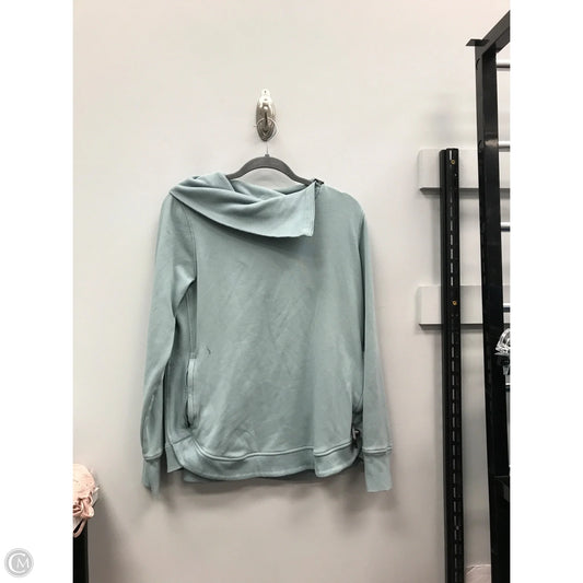 Athletic Sweatshirt Collar By Cmc In Green, Size: L