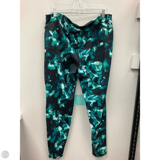 Athletic Capris By Old Navy In Teal, Size: Xxl