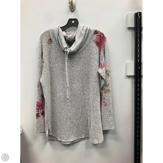 Top Long Sleeve By 41 Hawthorn In Grey, Size: L