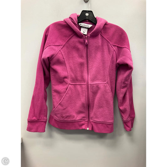 Jacket Fleece By Columbia In Pink, Size: S