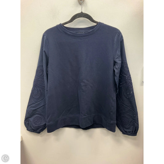 Top Long Sleeve By Talbots In Navy, Size: S