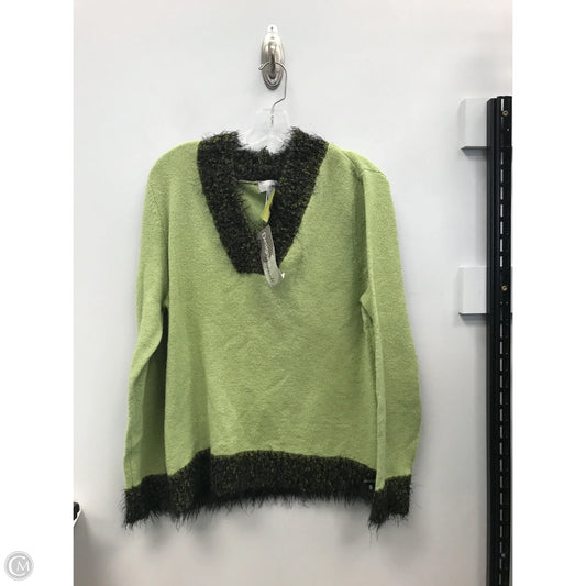 Sweater By Designer Originals In Green, Size: L