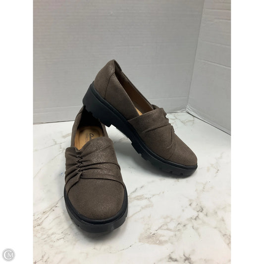 Shoes Heels Platform By Clarks In Brown, Size: 8.5