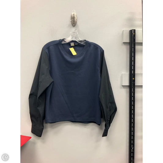 Athletic Top Long Sleeve Crewneck By Athleta In Navy, Size: S