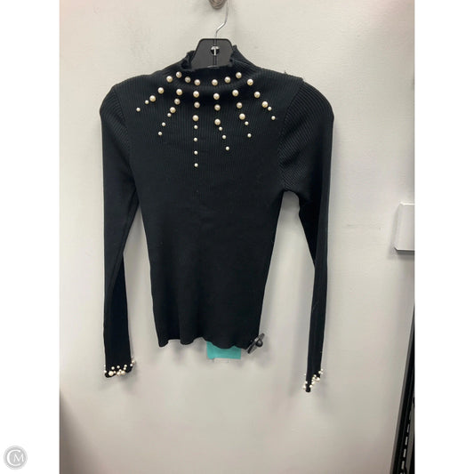 Top Long Sleeve By Shein In Black, Size: S