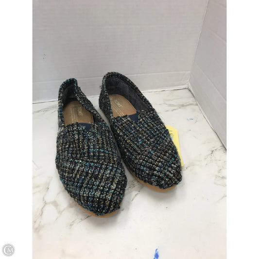 Shoes Flats By Toms In Blue, Size: 8