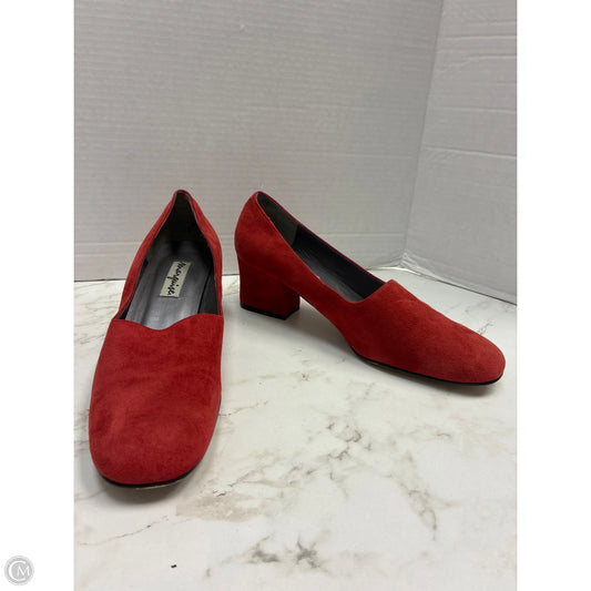 Shoes Heels Block By Cmc In Orange, Size: 9.5