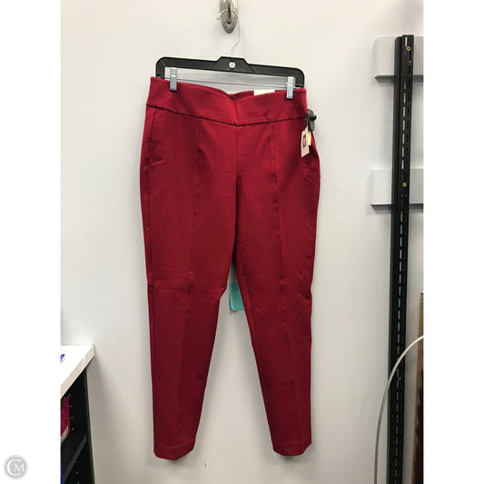 Pants Dress By Anne Klein In Red, Size: M