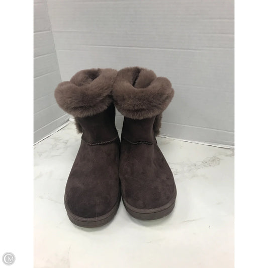 Boots Ankle Flats By White Mountain In Brown, Size: 8