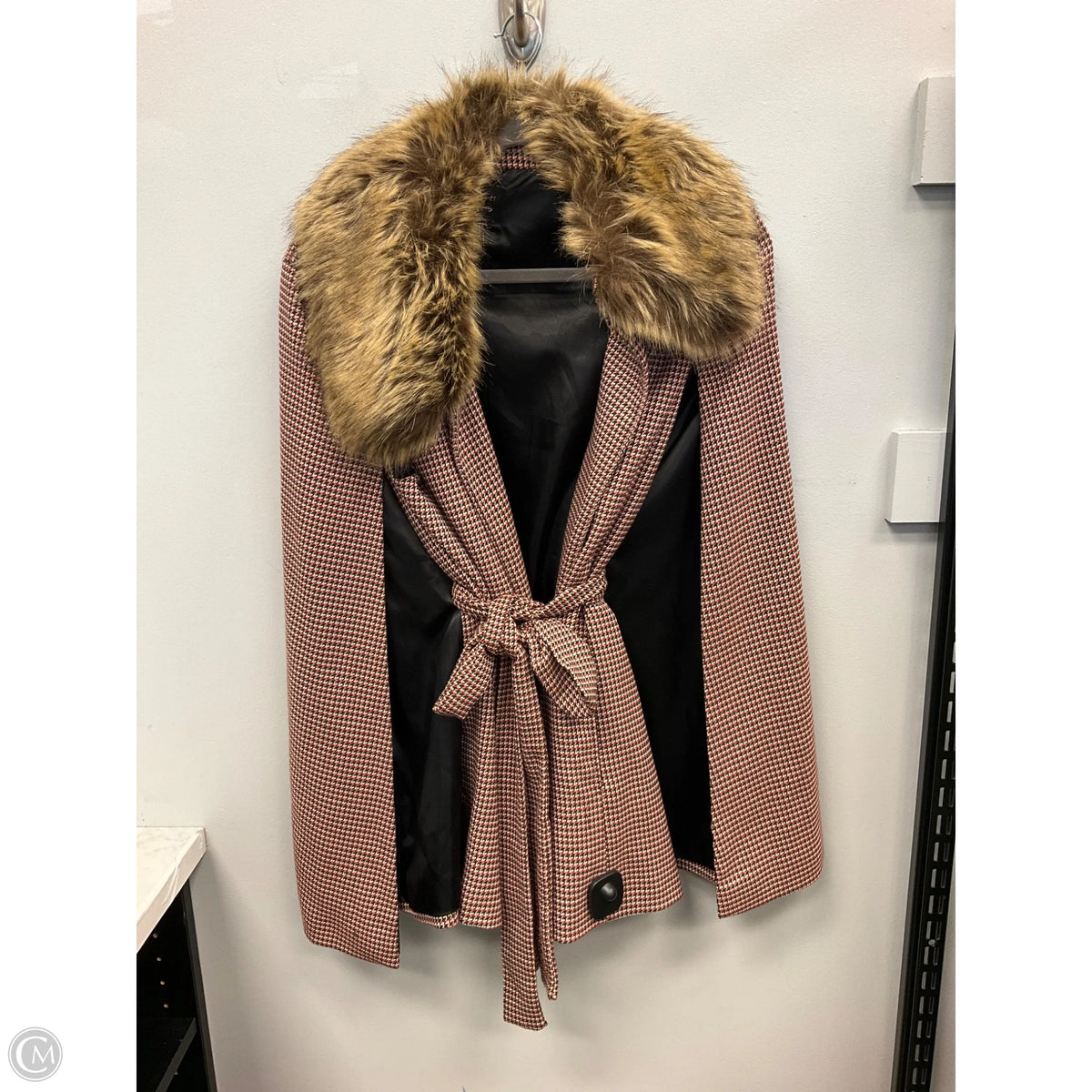 Coat Other By Forever 21 In Checkered Pattern, Size: L