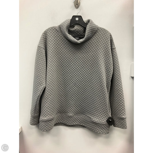 Top Long Sleeve By Jones New York In Grey, Size: S