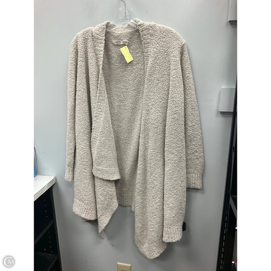 Sweater Cardigan Designer By Ugg In Beige, Size: M