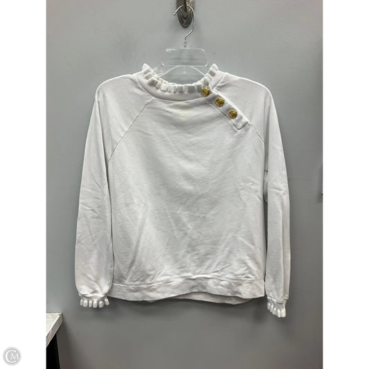 Top Long Sleeve By Talbots In White, Size: S