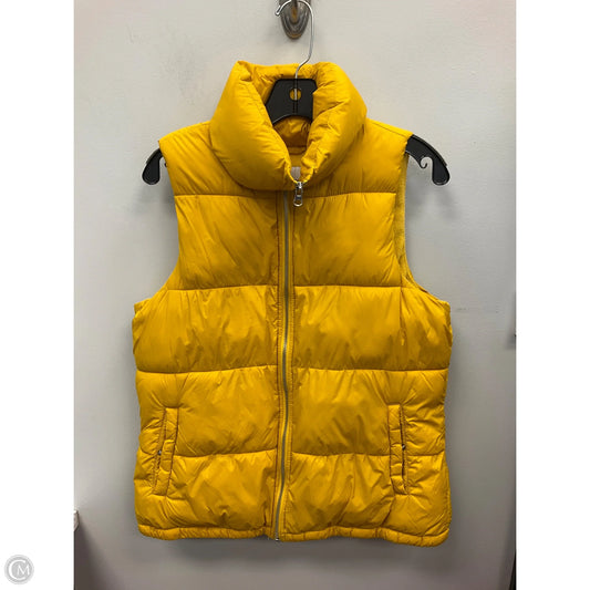 Vest Puffer & Quilted By Old Navy In Yellow, Size: M