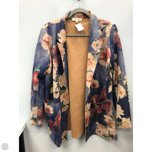 Blazer By Solitaire In Floral Print, Size: M