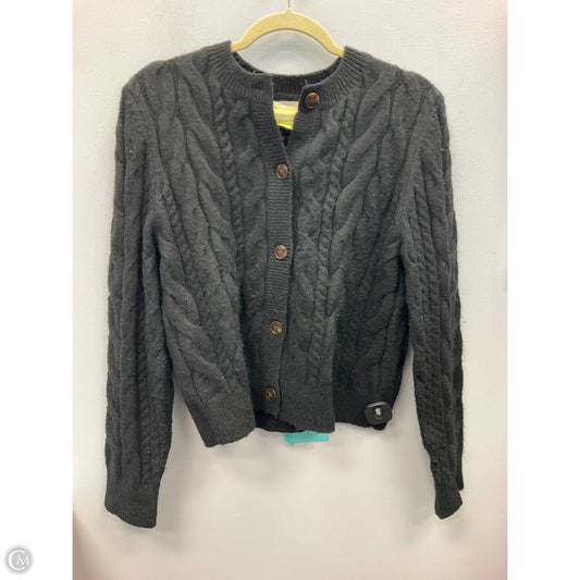 Sweater Cardigan By Loft In Black, Size: Xl