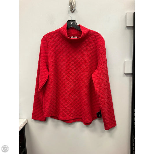 Top Long Sleeve By J. Crew In Red, Size: M
