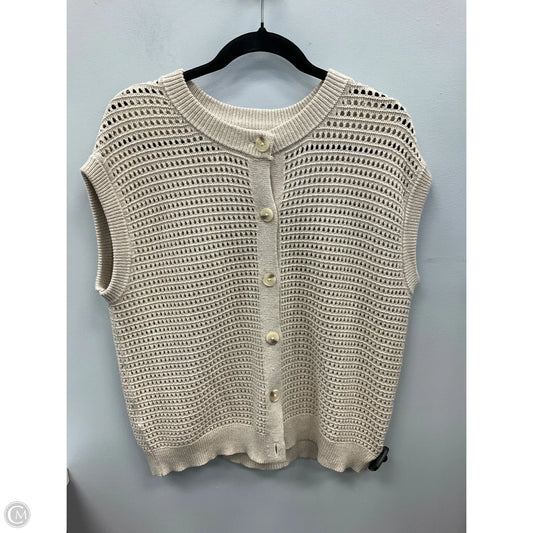 Vest Sweater By Universal Thread In Beige, Size: S