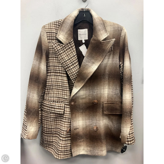Coat Other By Avec Les Filles In Plaid Pattern, Size: S
