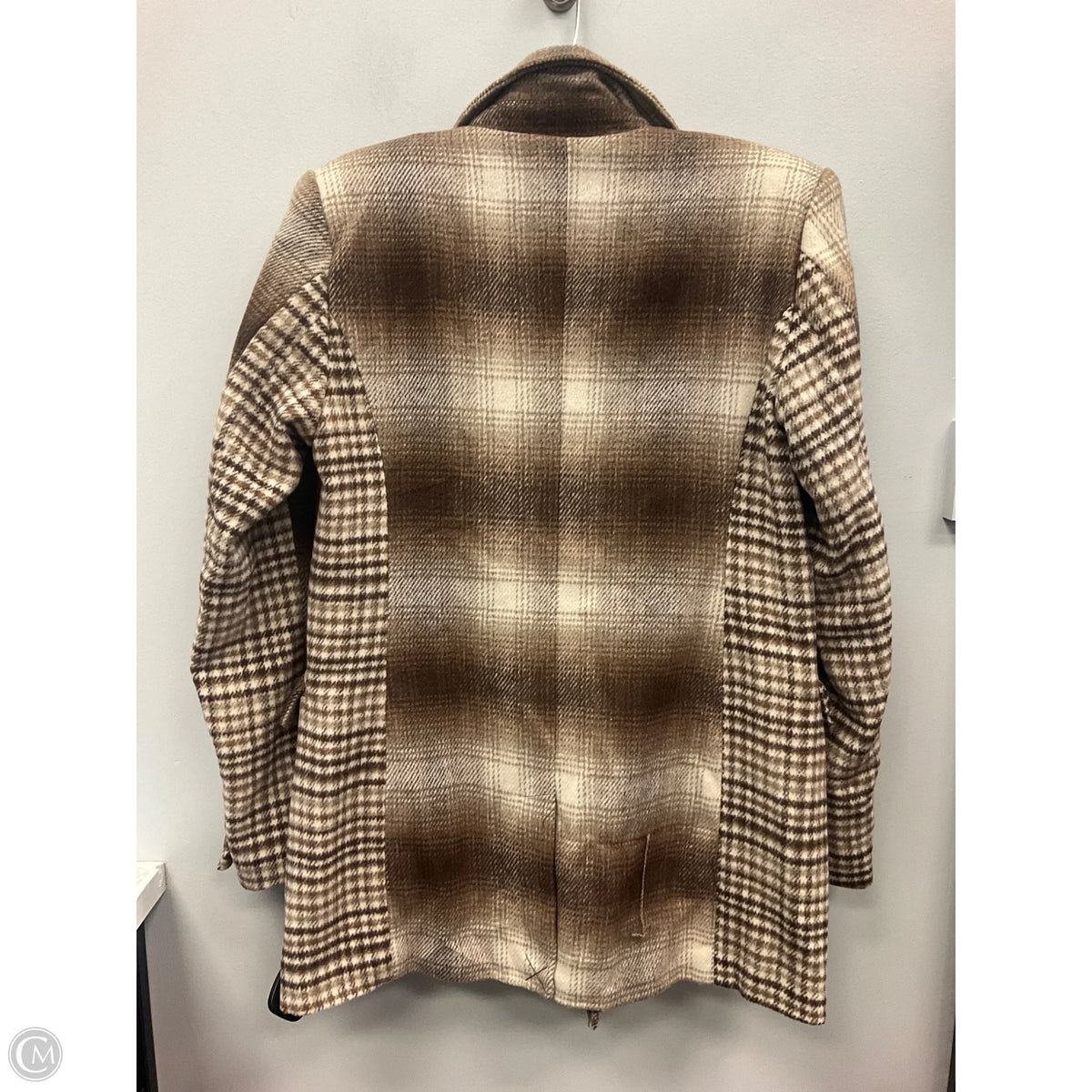 Coat Other By Avec Les Filles In Plaid Pattern, Size: S