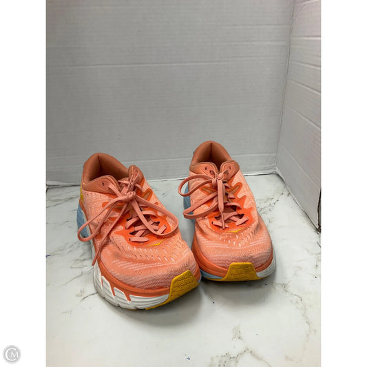 Shoes Athletic By Hoka In Orange, Size: 8